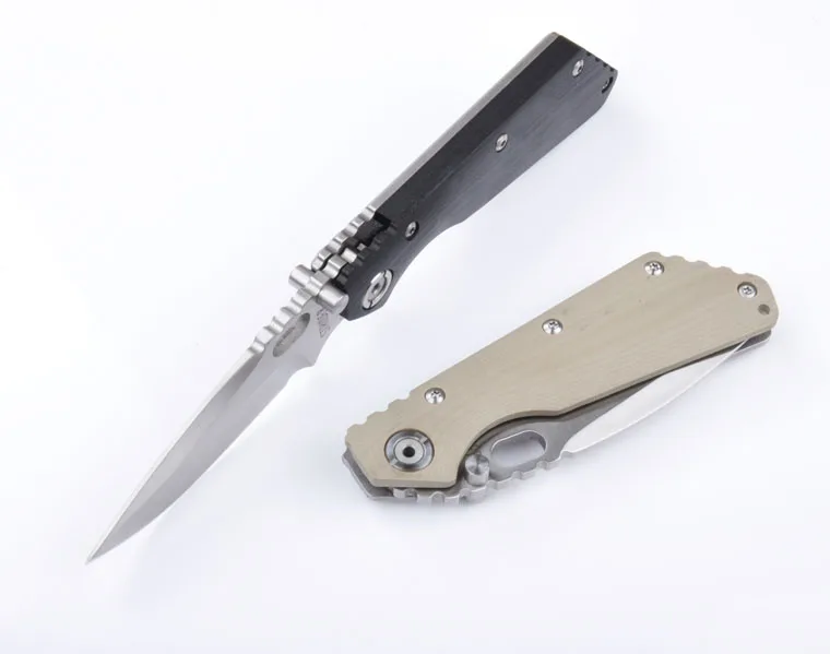 Strider 58HRC 8Cr13mov Blade G10 + stainless steel Handle Folding knife Survival Camping Hunting EDC Utility Tools | Инструменты