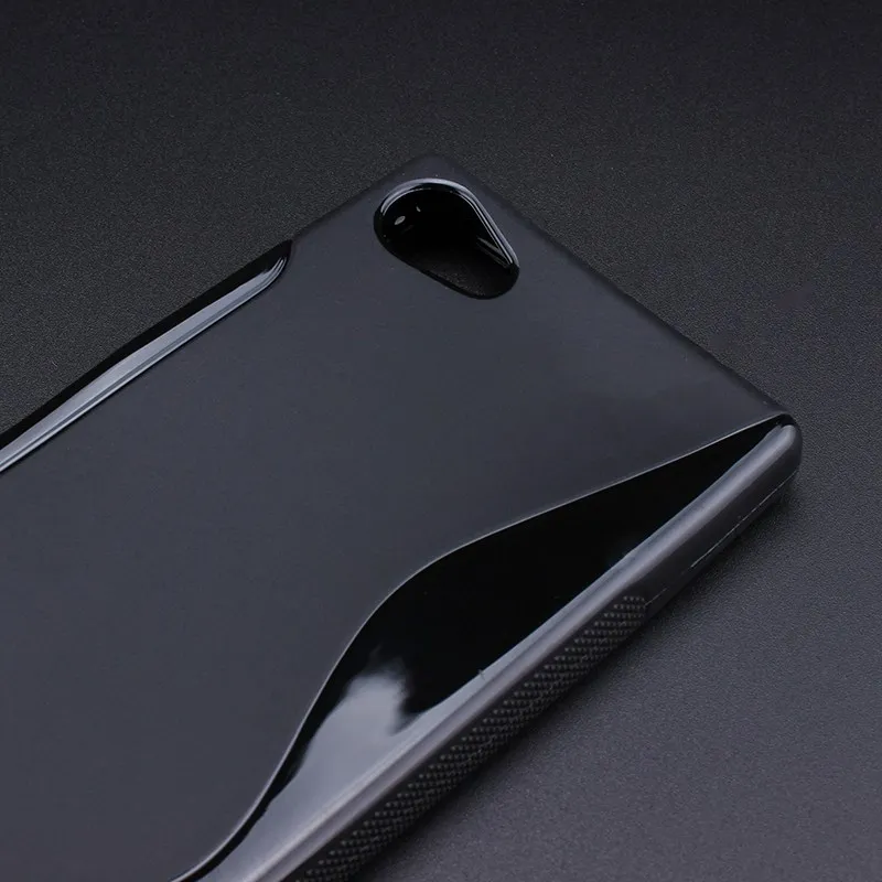 S-Line Anti Skidding Gel TPU Slim Soft Case Back Cover For Sony Xperia Z5 Compact Min Mobile Phone Rubber silicone Bag |