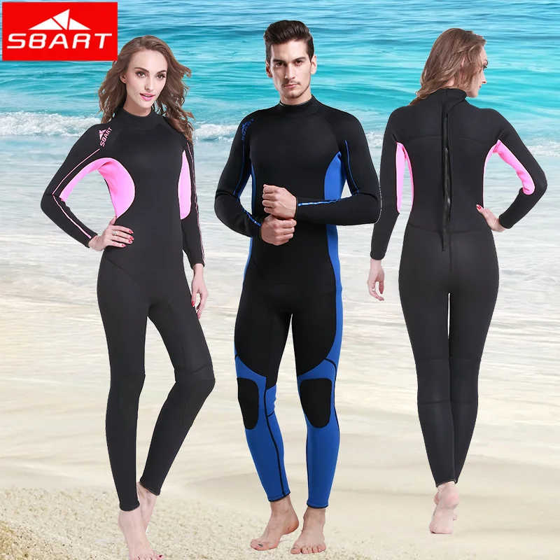 SBART Гидрокостюм Из Неопрена 3 ММ Серфинг Гидрокостюмы Женщин Мужские Полное Тело