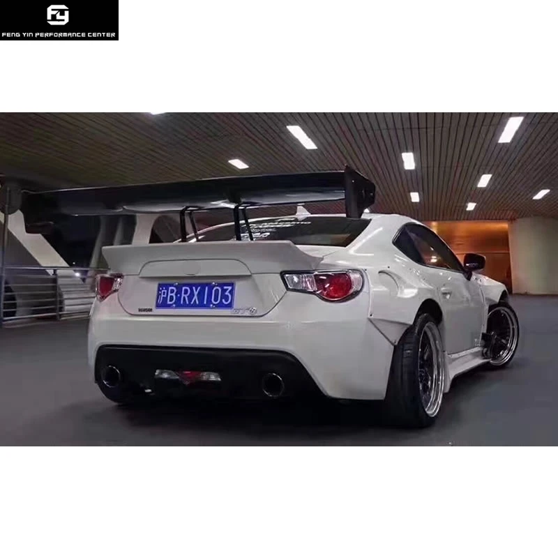 86 BRZ Широкий комплект кузова автомобиля FRP Передний Задний бампер боковые юбки задний spolier для Toyota GT 86 Subaru BRZ Rocket Bunny Комплект кузова 13-17
