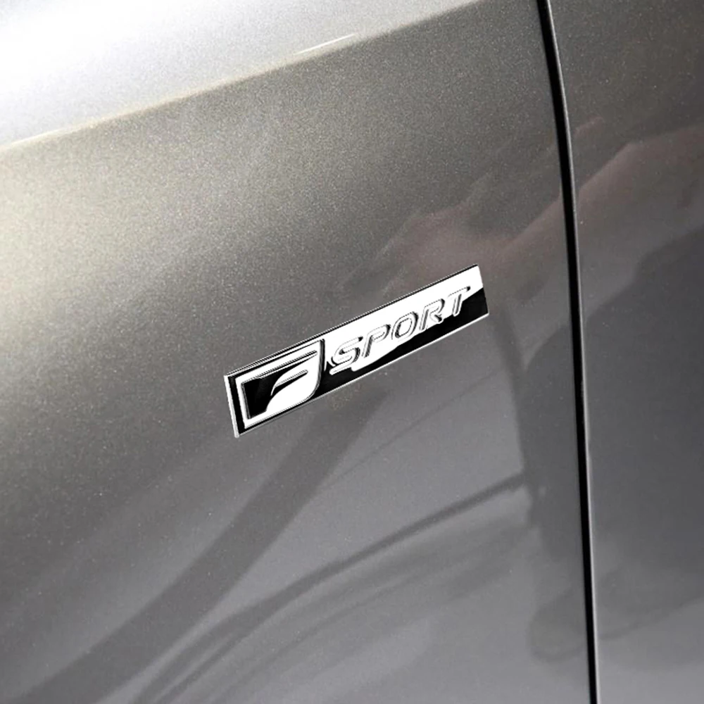 F SPORT эмблема кузов сторона Insignia Стикеры 3D ABS письма отделкой наклейка для Lexus RC F LFA CT ES GS GX LC LS LX NX RC RX CS