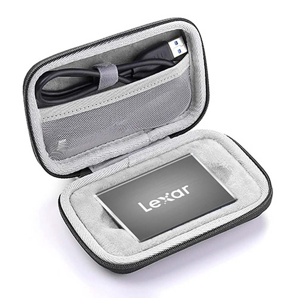 2019 новейший жесткий чехол для переноски EVA Lexar SL100 портативный 240 ГБ 512 SSD USB 3 1