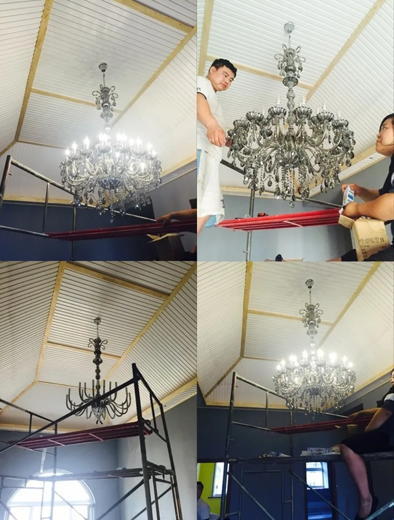 Большая Хрустальная люстра для гостиниц хрустальная лампа гостиной виллы