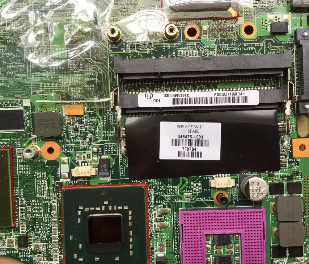 Для hp PAVILION DV6000 DV6500 DV6700 DV6800 материнская плата 446476-001 PM965 Чипсет тест хорошее