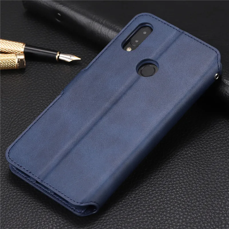 Для Xiaomi Redmi Note 7 Чехол для мобильного телефона чехол-портмоне с откидной крышкой из искусственной кожи чехол для Xiaomi Redmi Note 7 книжка с подставкой и карманом для карт Чехлы для телефона