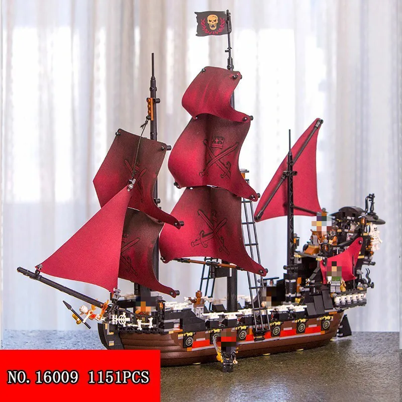 16009 Film Series Le After Pirates Queen Number Alpinia 1151pcs Oxyphylla Spelling Insert Assembling Building Blocks | Игрушки и хобби