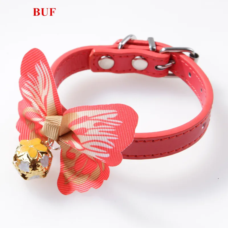 Продукты для собаки аксессуары собак ошейника питомца Модные бабочки боллары