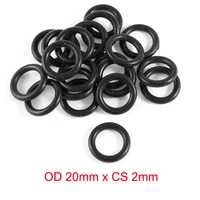 od 20mm x cs 2mm nbr black nitrile rubber sealing o ring seal washer grommets