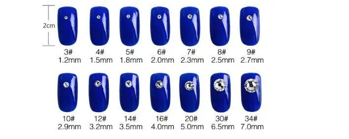 Украшения для дизайна ногтей черный бриллиант AB AAA высококачественные