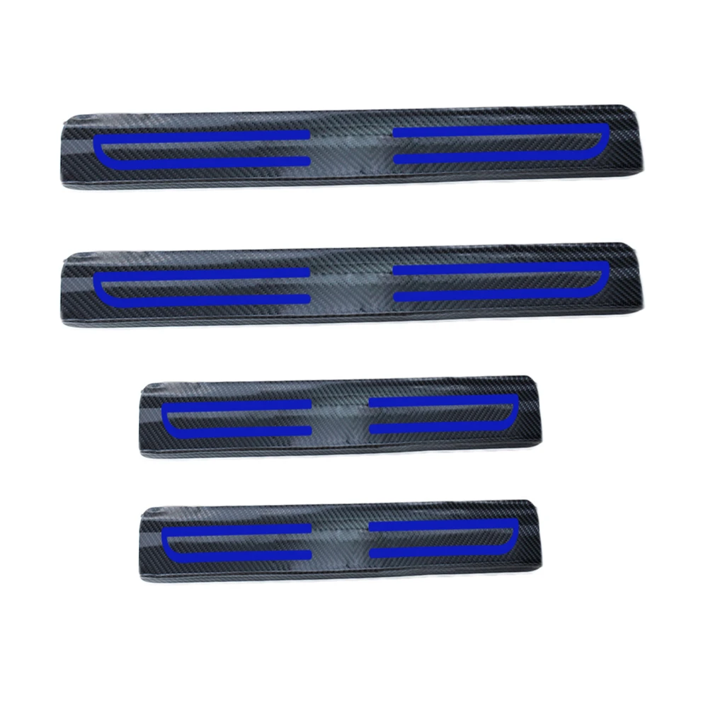 4 шт. светоотражающие дверные пороги из углеродного волокна для KIA K2 K3 K4 K5 K7 Sportage
