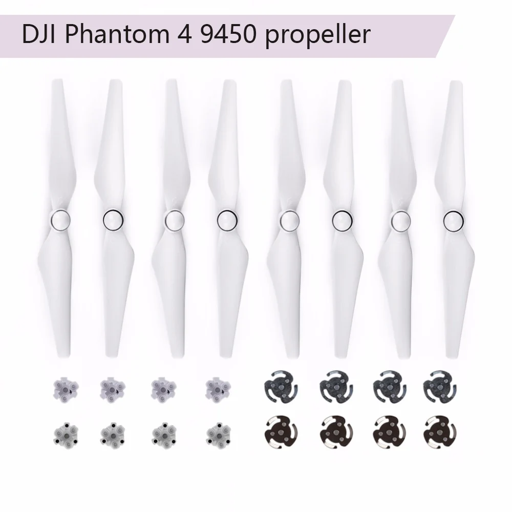 

8pcs 9450S Props Quick Release Blades for DJI Phantom 4 PRO 4A Drone propellers with props mount base Spare Parts Accessories