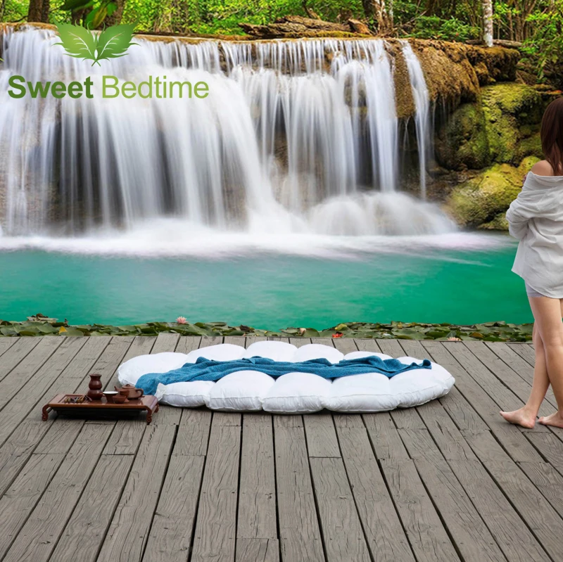 Изготовленные на заказ круглые матрасы для кровати из гусиного пуха татами