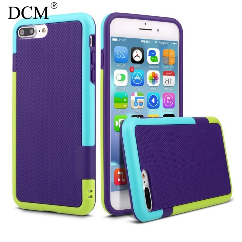 Премиум Dropproof PC TPU силиконовый жесткий защитный чехол для iphone 6 6s 7 8 Plus Полный