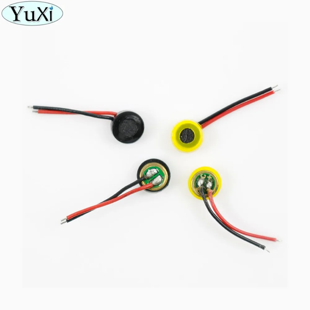 YuXi 50 200 шт./лот 4 мм x 2 конденсаторный микрофон для ПК телефона MP3 MP4 внутренний
