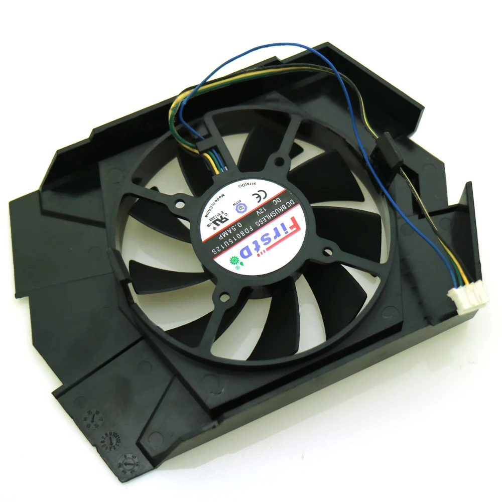 Бесплатная доставка FD8015U12S 12 В 0.5A 4Pin 31*31*31*31 мм вентилятор для ASUS GTX750TI Вентилятор