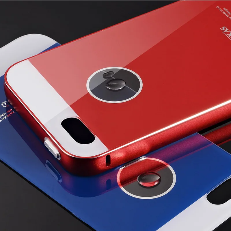 Tomkas Ультратонкий 0.025кг алюминиевый чехол для iPhone 5/5S роскошная металлическая
