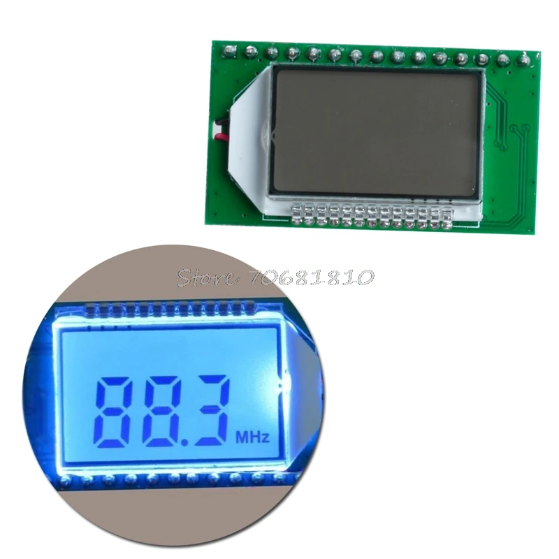 Новый FM радио передатчик Модуль PLL беспроводной цифровой микрофон стерео 87 108