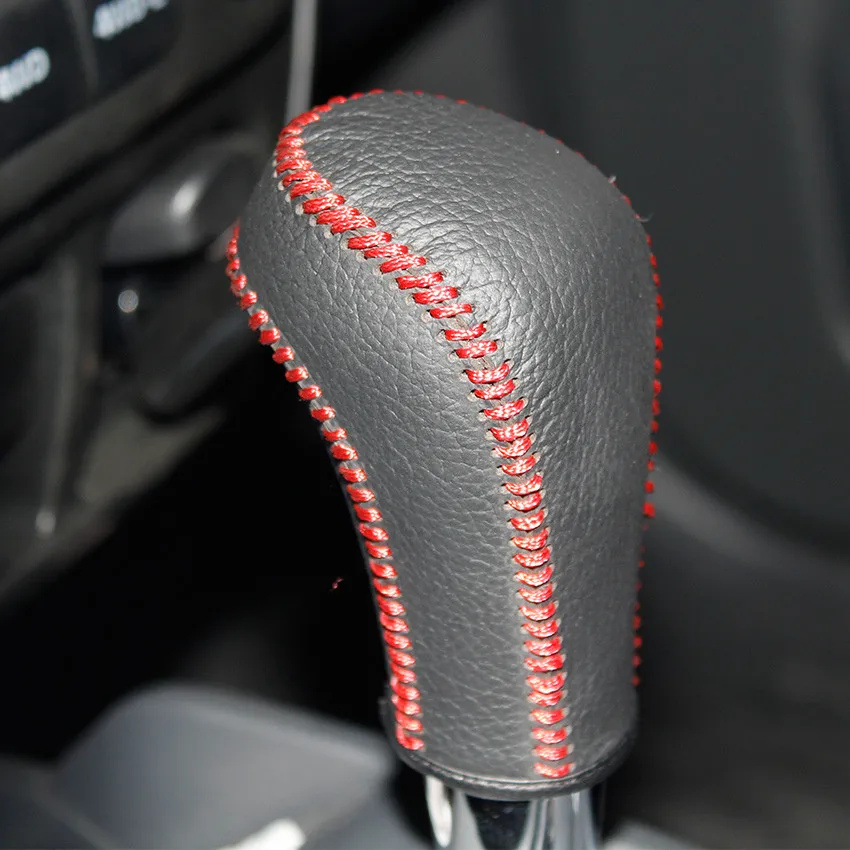 В 1 шт. натуральная кожа рычаг переключения передач крышка для Suzuki Swift 2009-/Grand Vitara 2007-2013/SX4 2006-/Jimmy 2007