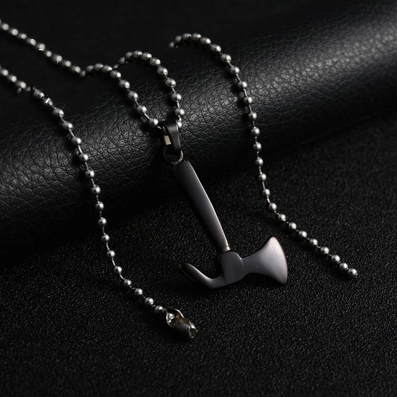 Панк крутой золотой цвет 361л нержавеющая сталь Пожарный топор подвеска в виде