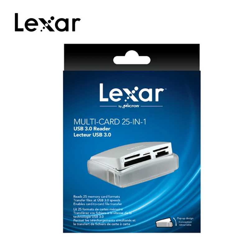 Оригинальный кардридер Lexar супер скоростная USB 3 0 технология для CF SD TF XD M2