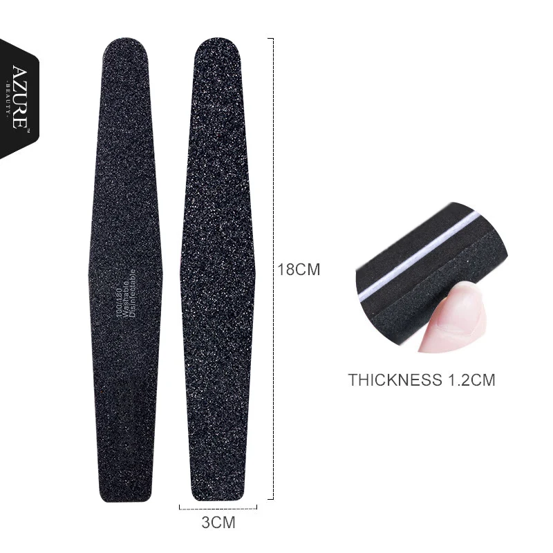 Azure Beauty 1 шт. шлифовальная губка для ногтей Полировочная пилка дизайна сделай сам