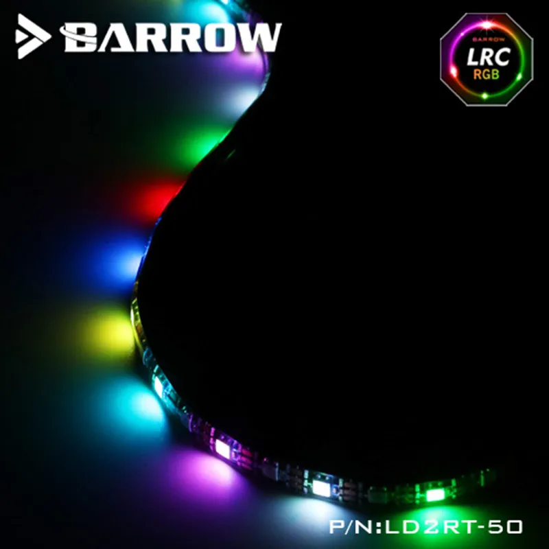 

Barrow v2 LD2RT-50/100 12V multiple color lighting strips, chassis built-in , self-adhesive soft , waterproof , Trim the length