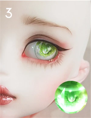 3 Новинка, 1 пара 10/12/14/16/18 мм BJD глаза для SD куклы 1/8 BJD кукольные глаза игрушки Аксессуары для куклы «сделай сам», детская игрушка - Цвет: 3