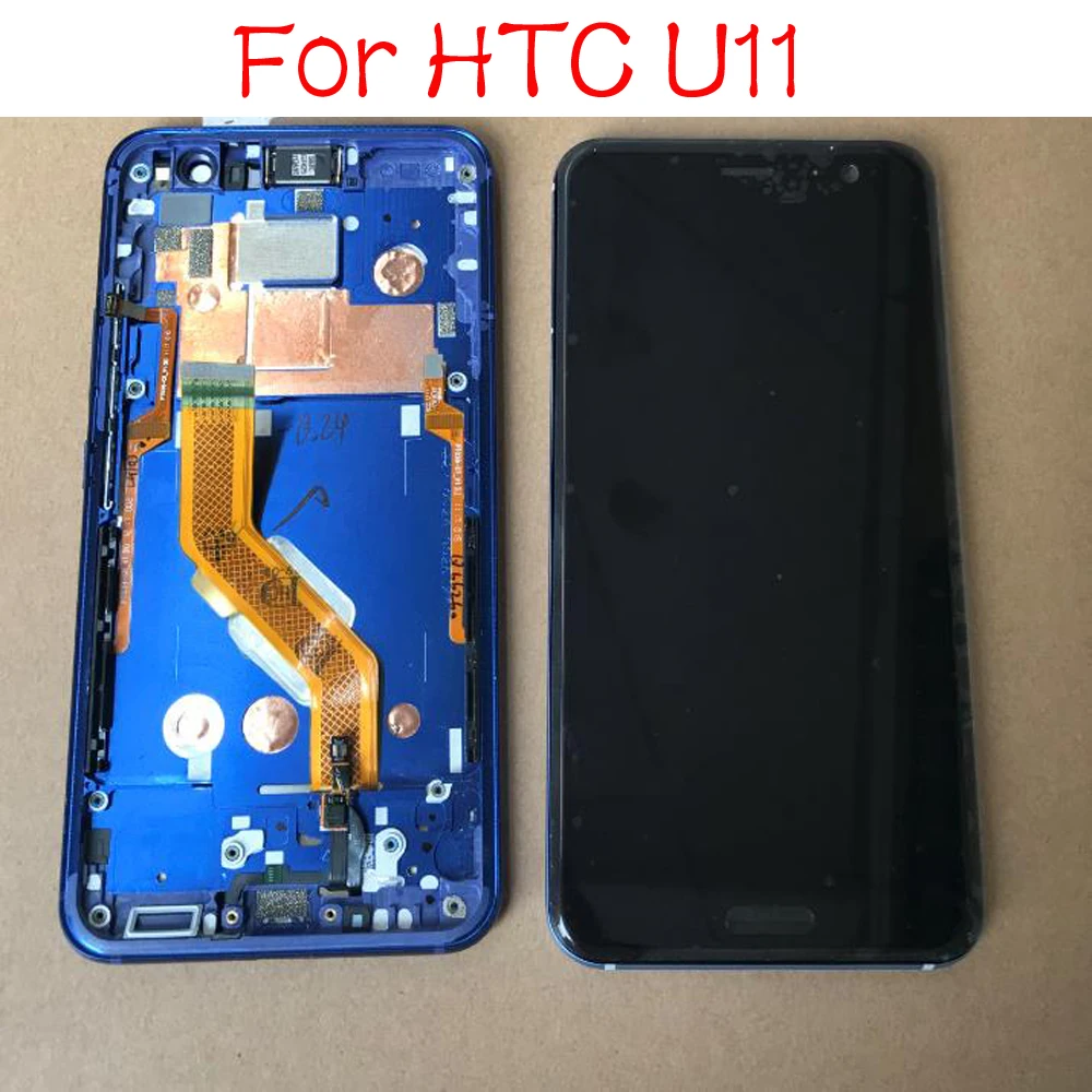 100% оригинальный рабочий для HTC U11 телефон дисплей экран|Экраны мобильных