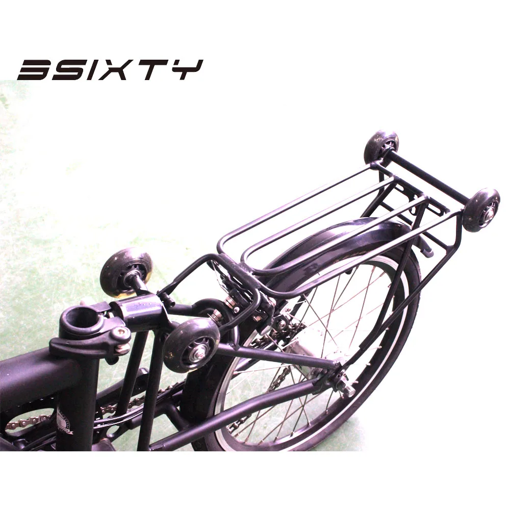 3SIXTY Flash роликовые колеса легко колёса для Brompton велосипед Запчасти световой