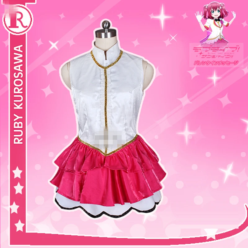 Custom size Love live sunshine Aqours 13 театральная версия Ruby Kurosawa маскарадный костюм Одежда для