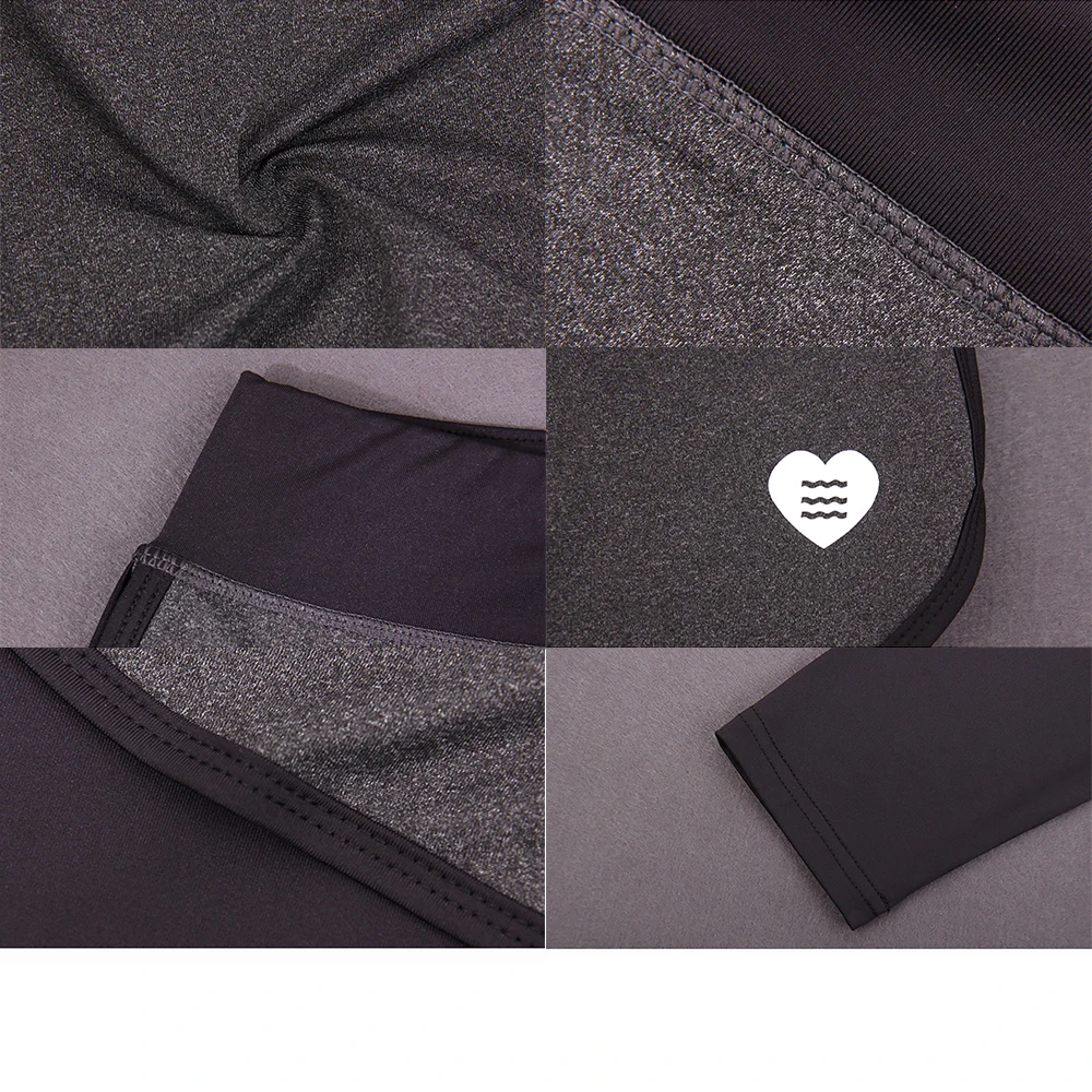 Быстросохнущие Поддельные 2 шт. эластичные брюки с высокой посадкой фитнес