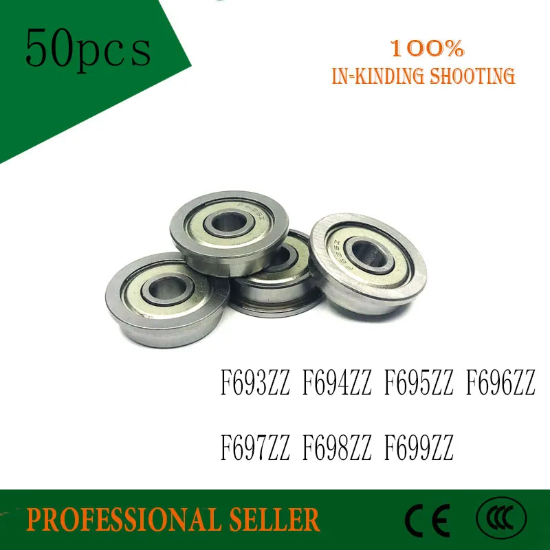 50 шт. F692ZZ F693ZZ F694ZZ F695ZZ F696ZZ F697ZZ F698ZZ F699ZZ фланец шариковый подшипник фланцевые