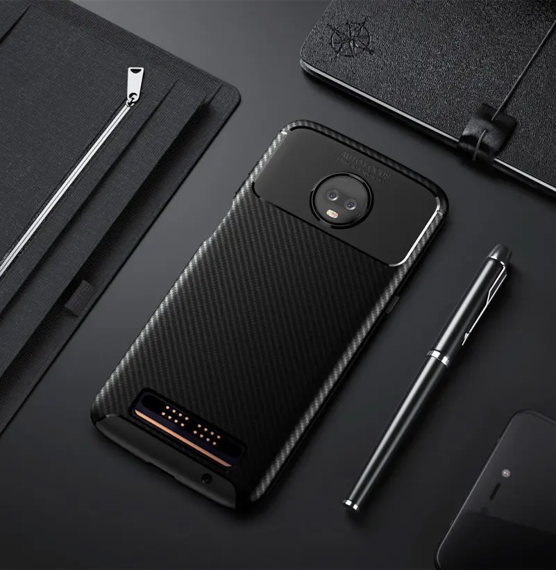 Роскошный чехол для телефона Motorola Moto Z3 Play армированный мягкий силиконовый moto z3 play