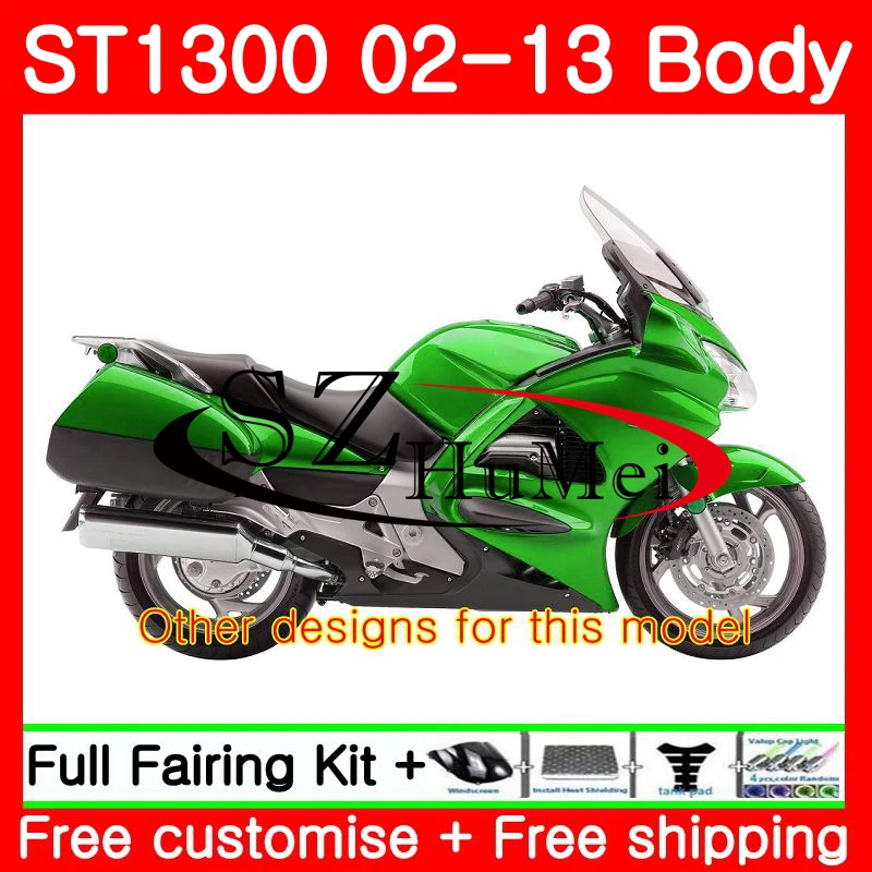 Обтекатель плоский blk для HONDA STX1300 ST1300 Pan European 02 03 04 05 06 111SH2 ST 1300 2000 2001 2002 2003 2004 2005