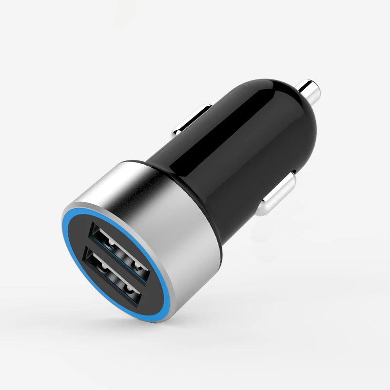 Yianerm mini Car phone Charger DC 12-24V 5A input Dual USB Lighter Slot For mobile tablet Driving recorder | Мобильные телефоны и