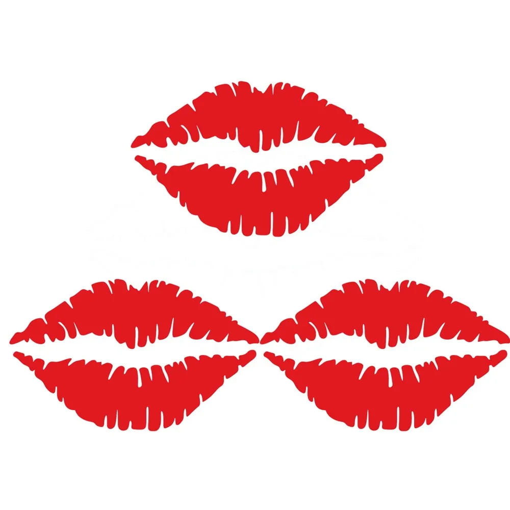 Best Selling Kiss PVC Material Wall Stickers Lip Print Refrigerator Decorative Home Kitchen Bedroom | Дом и сад