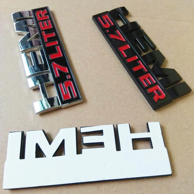 HEMI 5.7L литровый значок 6.4L крыло эмблема наклейка Наклейка для Dodge Ram Charger 1500 2500 3500