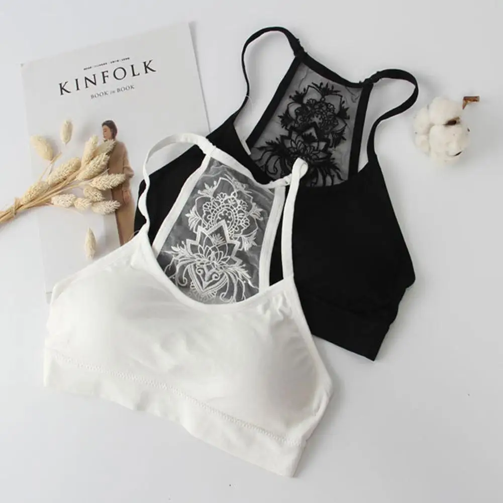 DSstyles Women Sexy Lace Bra Embroidery Fashionable Underwear for Ladies | Женская одежда
