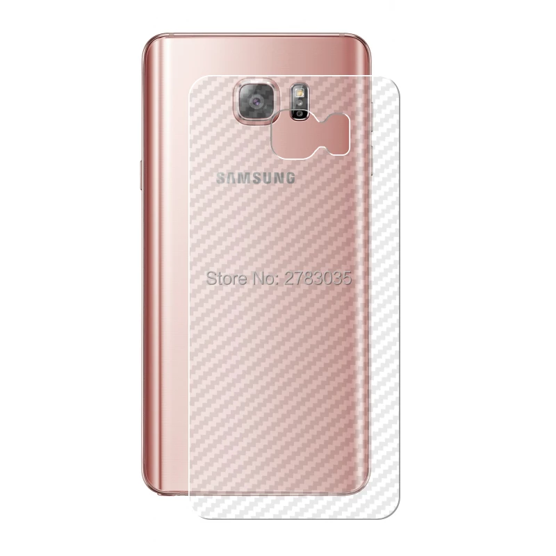 Для Samsung Galaxy Note 5 Note5 N920 7 дюйма 1 комплект = мягкая задняя пленка из углеродного