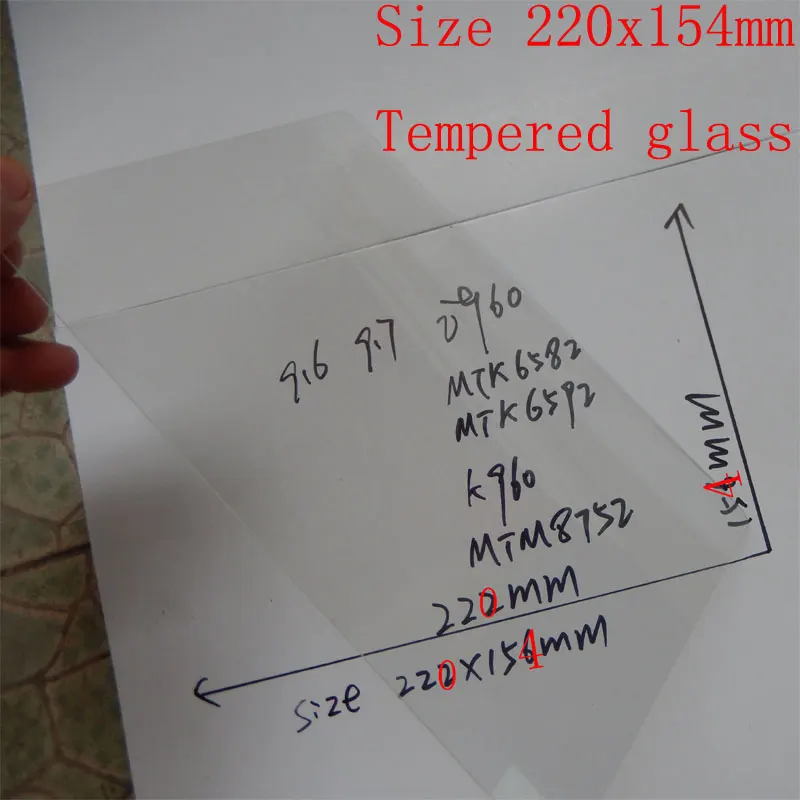 Закаленное стекло для экрана I960 K960 MTK6582 MTK6592 MTK6580 MTK8752 10 1 дюймовый защитный экран
