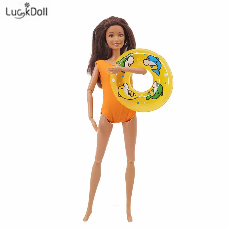 LUCKDOLL12 купальники пляжные купальники бикини плавательный спасательный круг Barbiees аксессуары, игрушки для девочек, поколение, подарок на день рождения