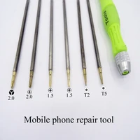 6 in 1 double head multifunction screwdriver set 1 5mm0 8mm2 0mmt2t4t5t6 for repairing mobile phone and electronic product