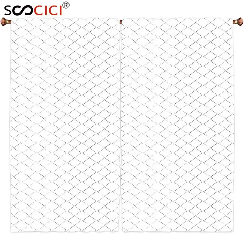 Оконные шторы обработаны 2 панелями Винтажный Классический упрощенный