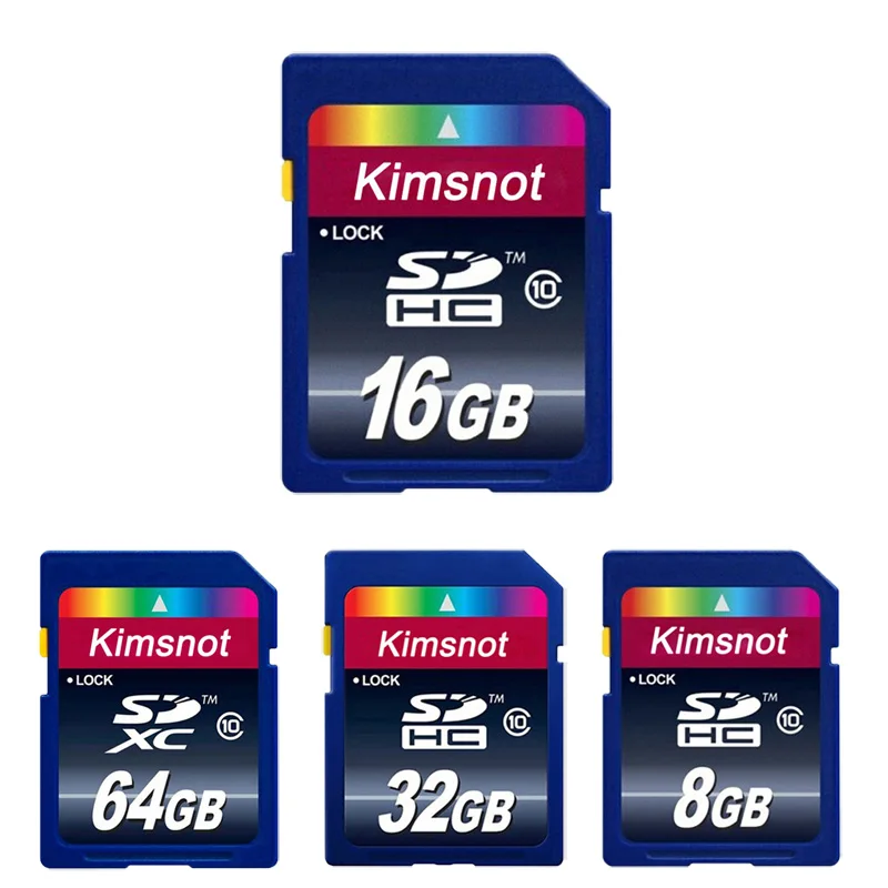 Карта памяти Kimsnot SD карта 8 ГБ 16 32 64 SDHC SDXC класс 10 3D цифровая камера горячая