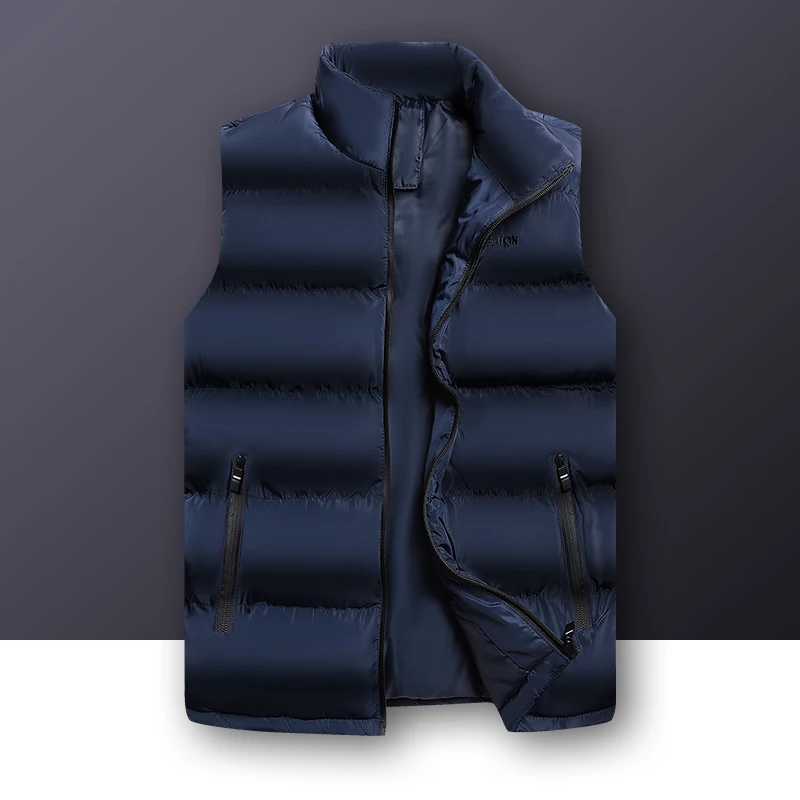 Высококачественная Мужская куртка без рукавов сезон осень зима 2020 повседневный