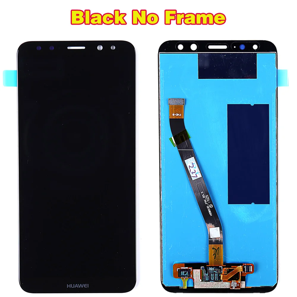 Black without Frame Huawei ЖК-экран для huawei mate 10 Lite 5,9 дюймов Nova 2i сенсорный дигитайзер сборка RNE-L01 ЖК-дисплей рамка с бесплатными инструментами - Цвет: Black without Frame