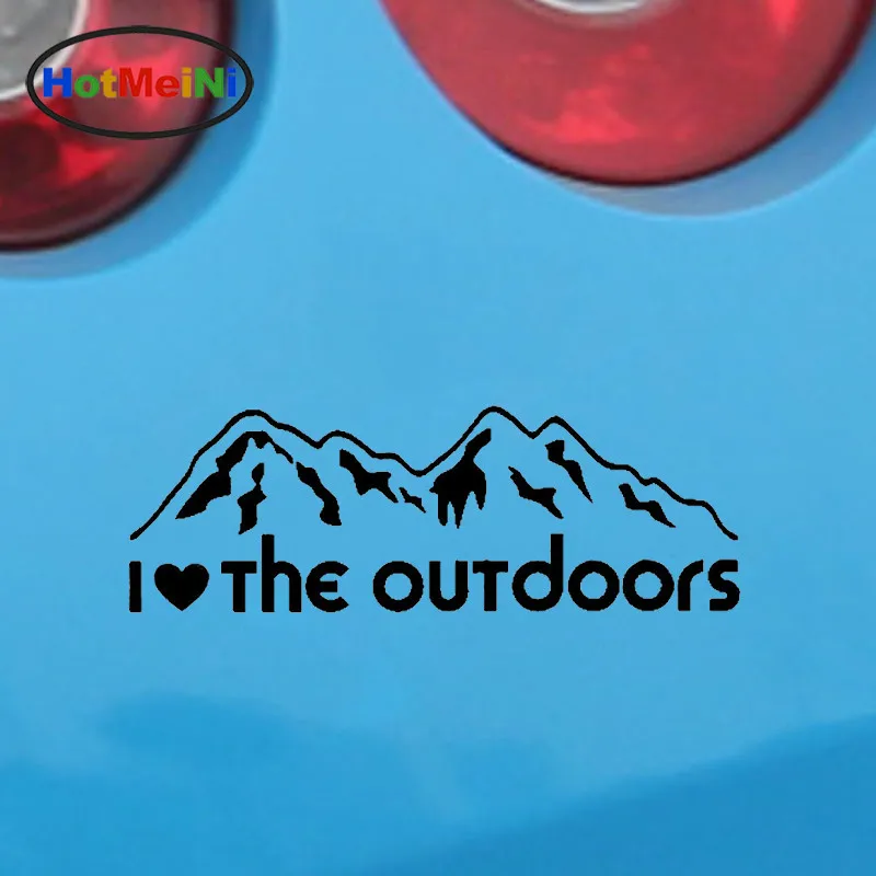 Стайлинг автомобиля HotMeiNi I Love The outdoor охота пеший туризм рыбалка альпинизм