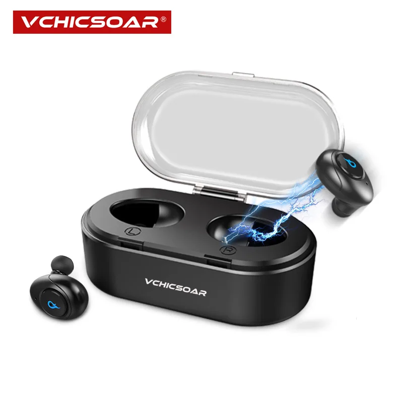 Vchicsoar TWS бизнес Bluetooth наушники беспроводные 3D стерео гарнитура с микрофоном