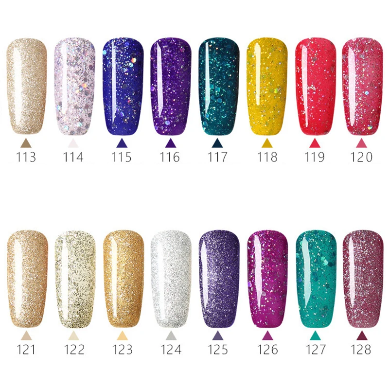 Гели для ногтей 28 Цвета 113 140 выдерживает 6 мл UV LED Long Lasting Nail lacquer Праймеры гель лаки