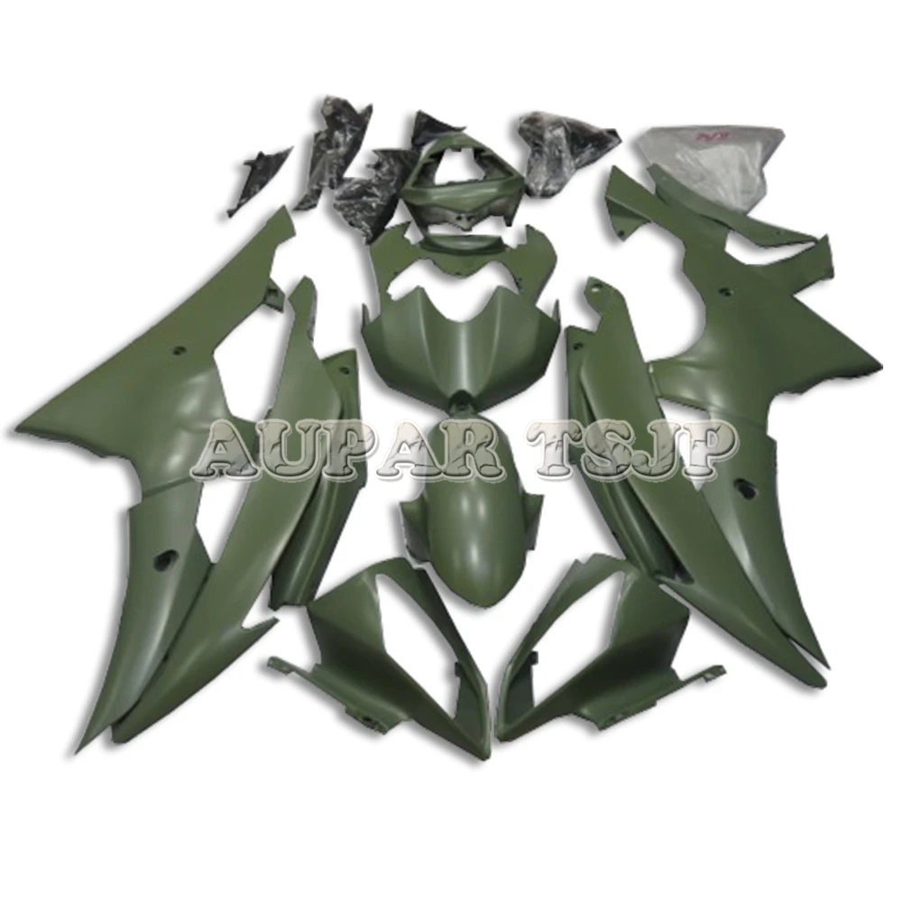 

ABS Injection Army Green Plastic Cowlings Fit For Yamaha 2008 09 10 11 12 13 14 15 16 2008 - 2016 YZF-600 R6 Sportbike Fairings